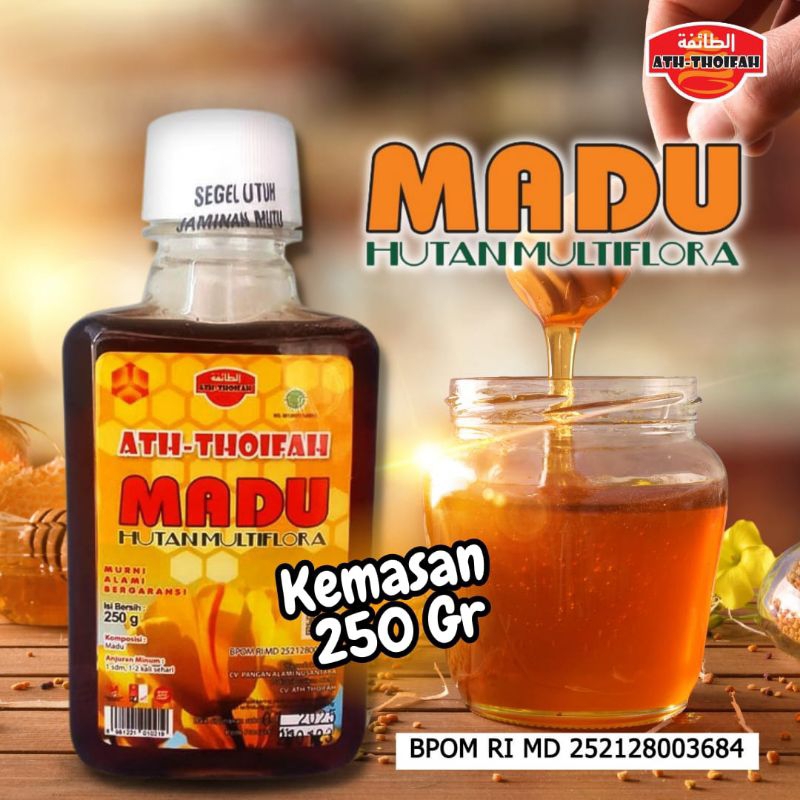 

Madu Hutan Madu Multiflora 250 gram Meningkatkan Daya Tahan Tubuh