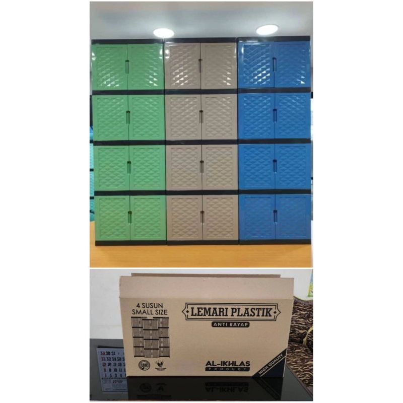 lemari plastik 3 susun