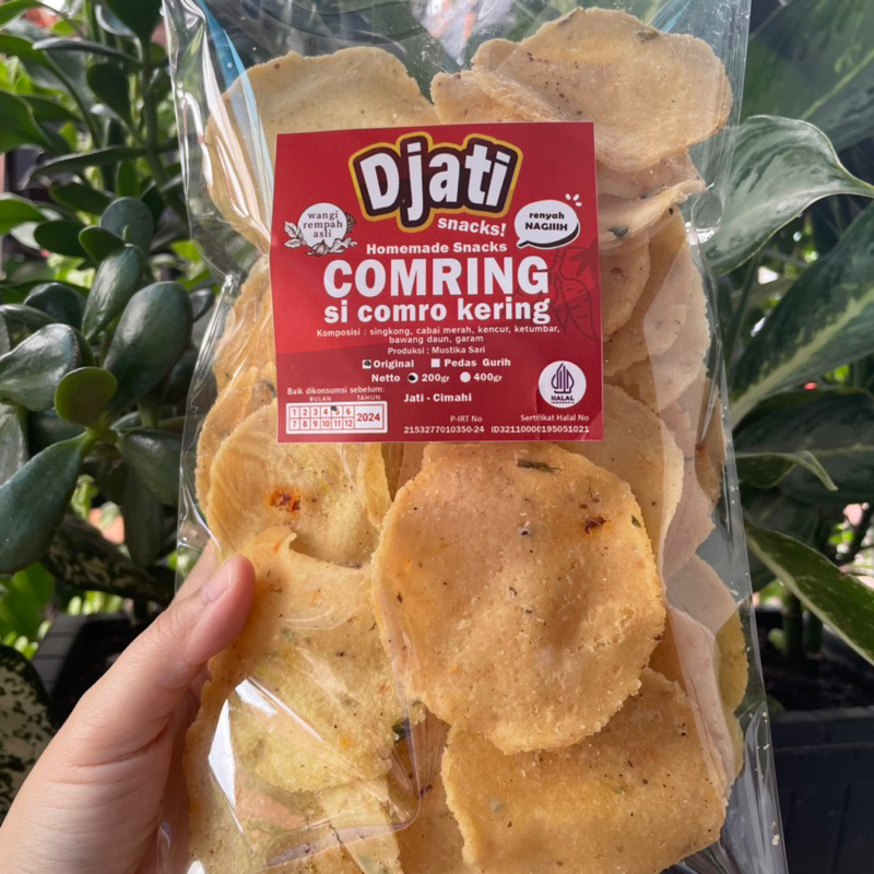 

Djati Snacks Comring si Comro Kering 200gr