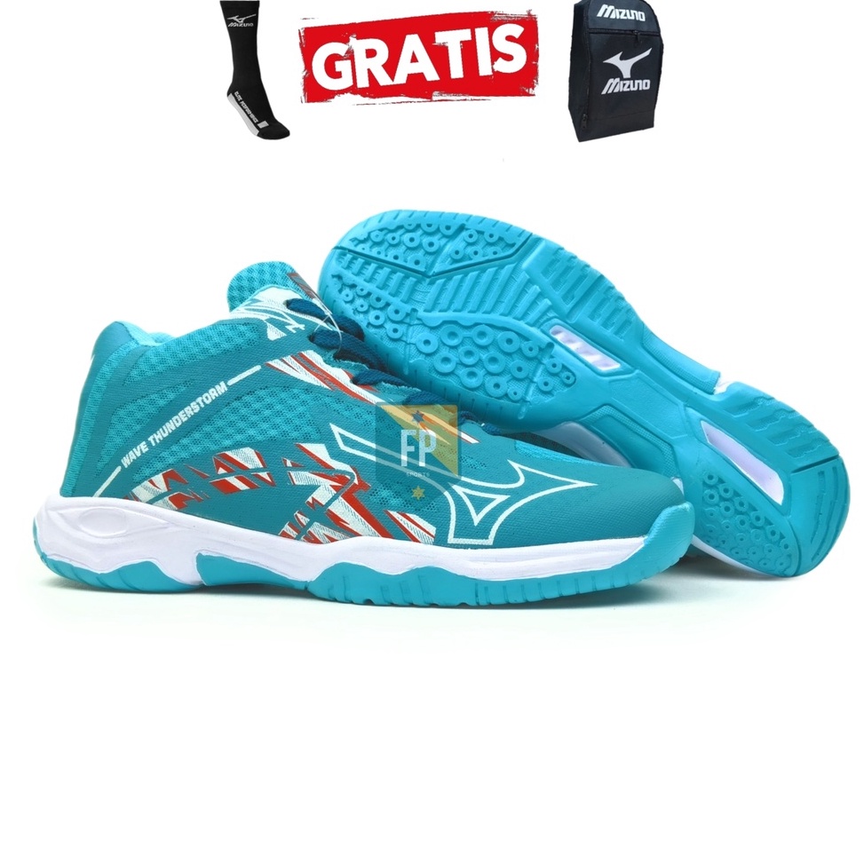 Paling Dicari Sepatu volly Mizuno Wave Thunderstorm sepatu voli Mizuno sepatu voly Mizuno terbaru wl
