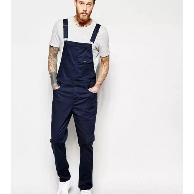 Paling Laku Celana kodok overall sweding cotton american drill celana kodok pria wanita