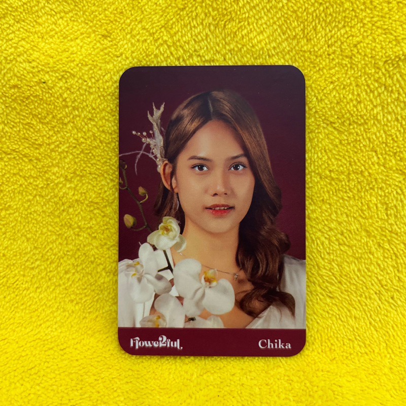 photocard jkt48 chika flowerful official