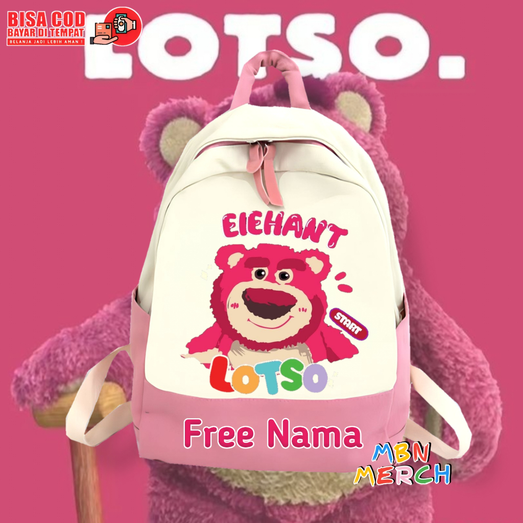 Tas ransel anak Lotso toy story/backpack anak