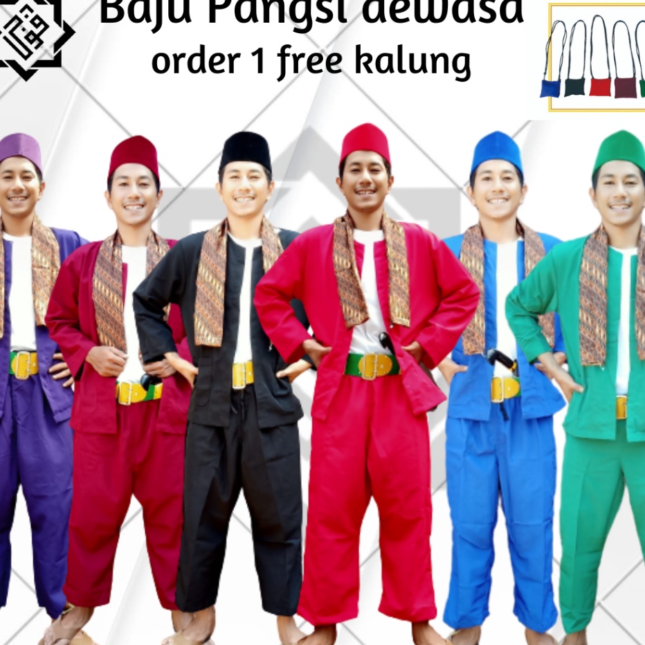 Terlaris Baju Pangsi Dewasa Baju Silat Betawi Baju Pangsi Dewasa Baju Pangsi Dewasa Sunda Baju Pangs