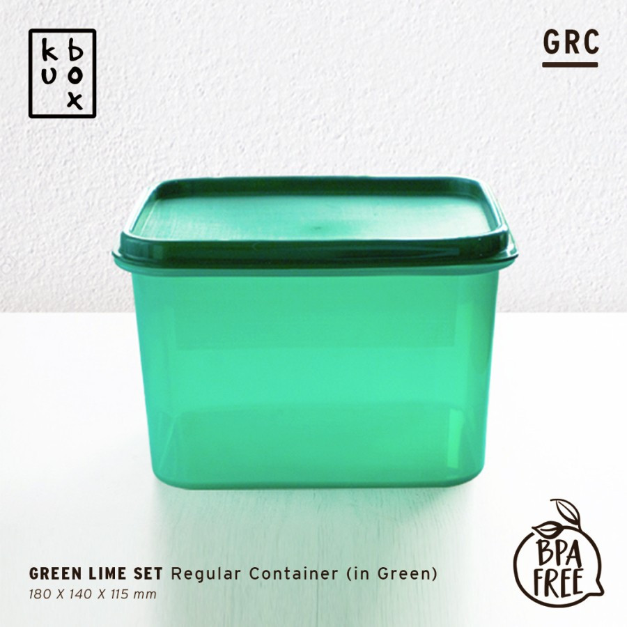 KUBOX Lunch Box Tempat Kotak Makan Plastik Bekal - Regular Container