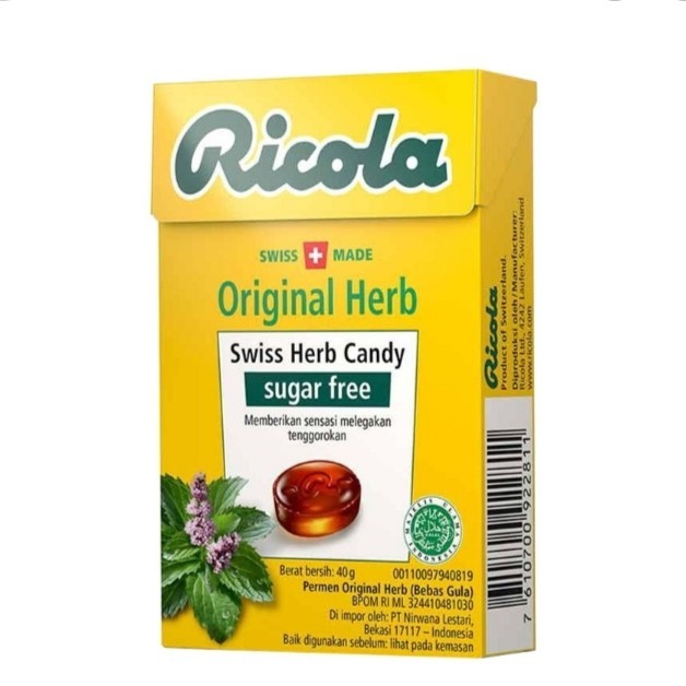 

Ricola original herb Swiss herb candy sugar free 40 gr
