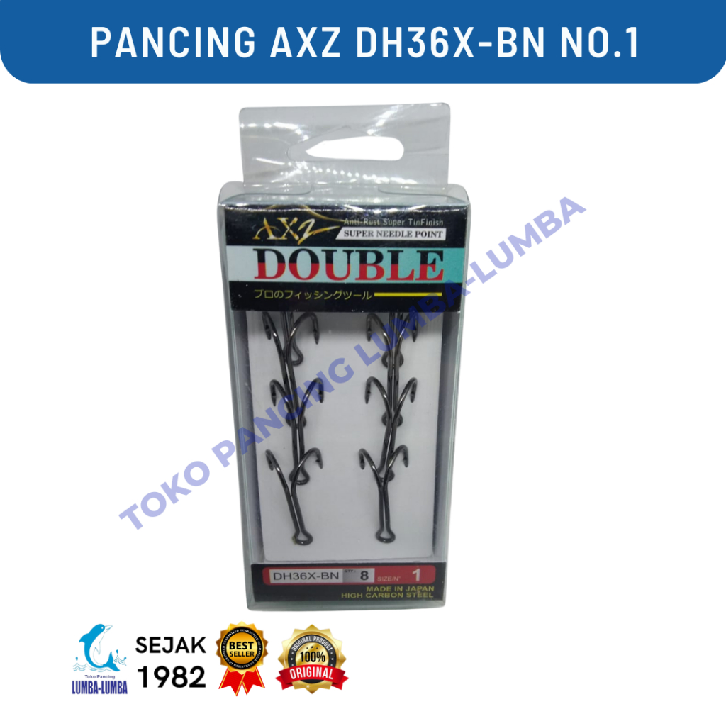 KAIL PANCING DOUBLE HOOK AXZ DH36X / KAIL PANCING DUA / DOUBLE HOOK