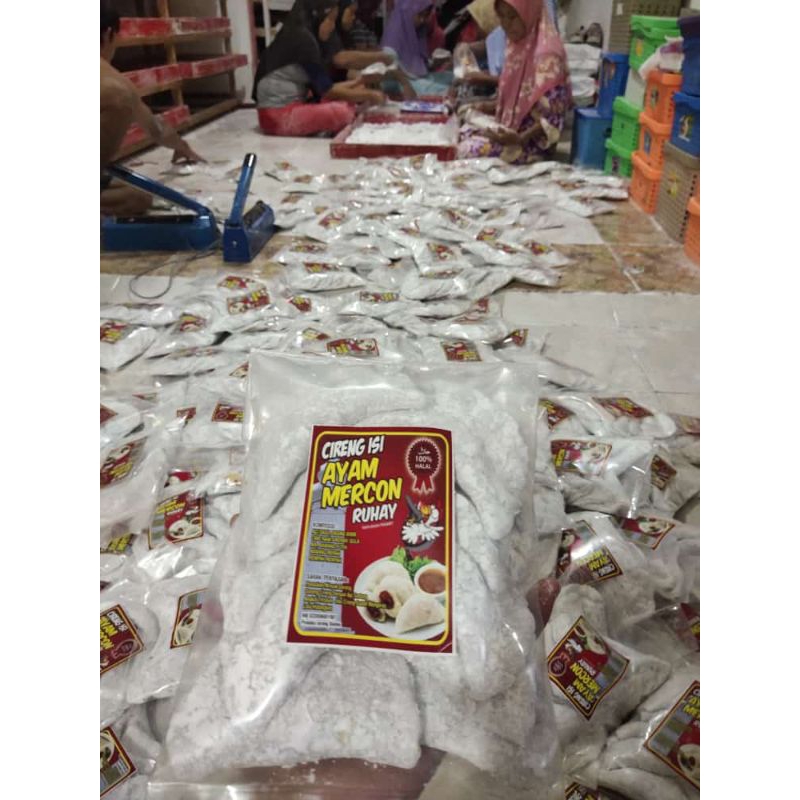 cireng mercon ruhay/cireng rujak mercon isi 10