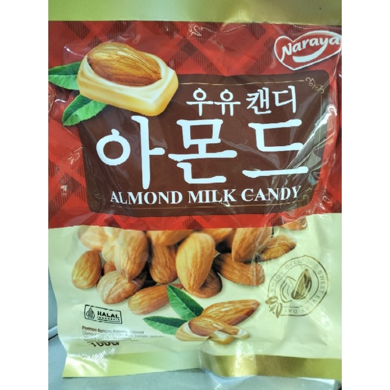 

Naraya Permen Dengan Kacang Almond 160gr Impor China