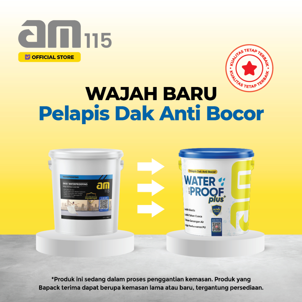 AM Mortar AM 115 - Pelapis Anti Bocor Untuk Dak kemasan 4kg