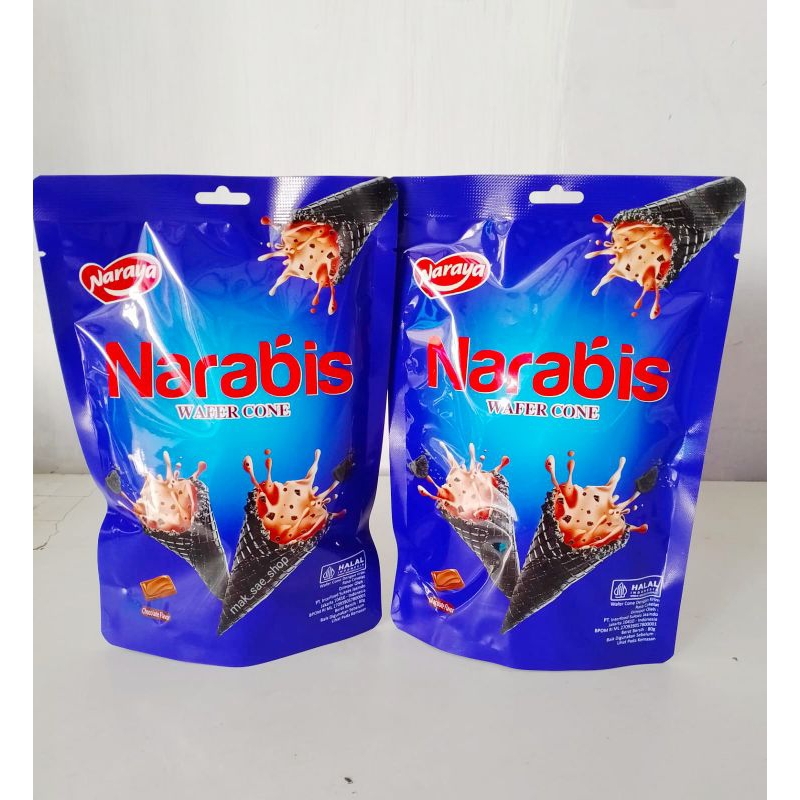 

NARABIS WAFER CONE COKLAT 80GR