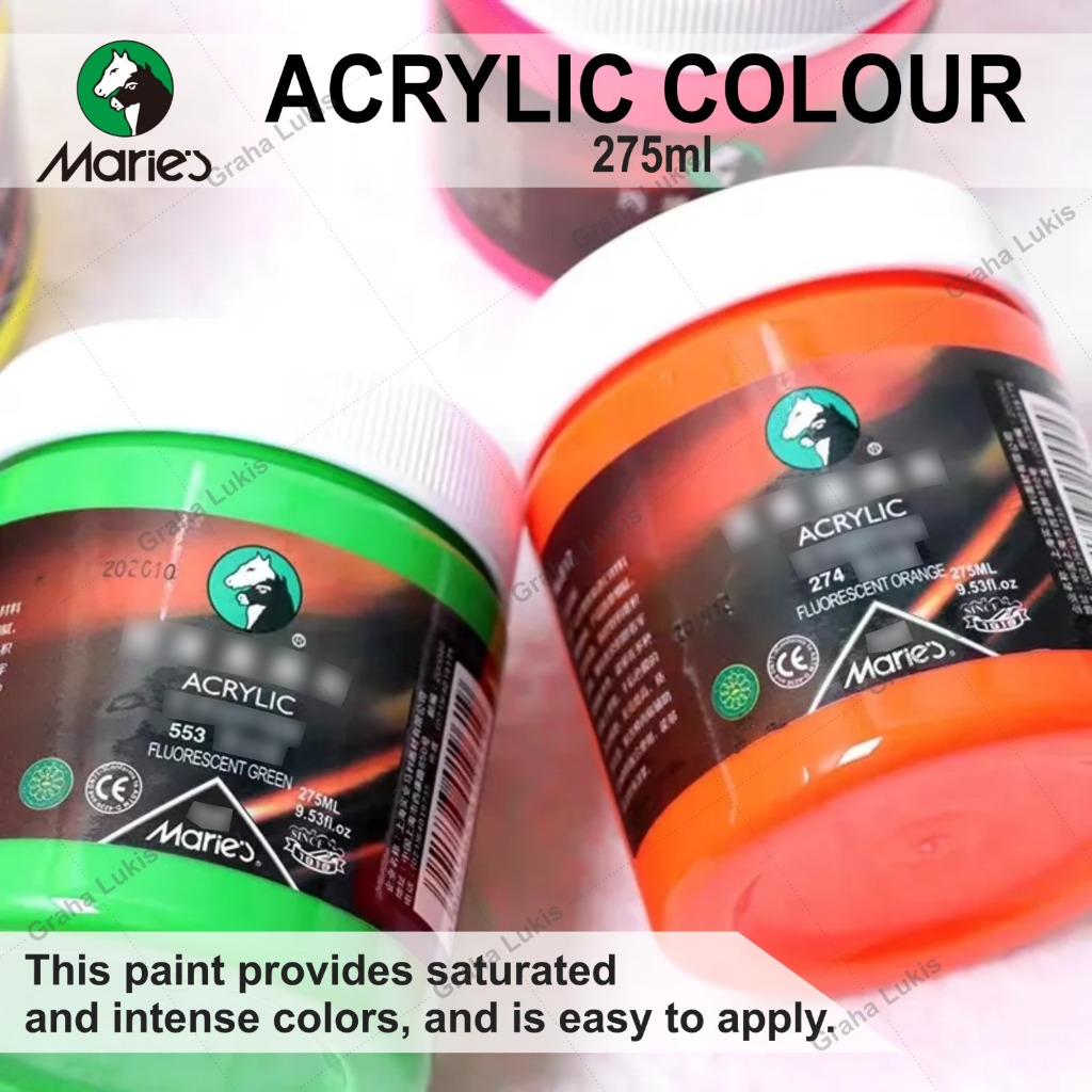 

Maries Acrylic Paint 275ml / Cat Maries Akrilik 275ml