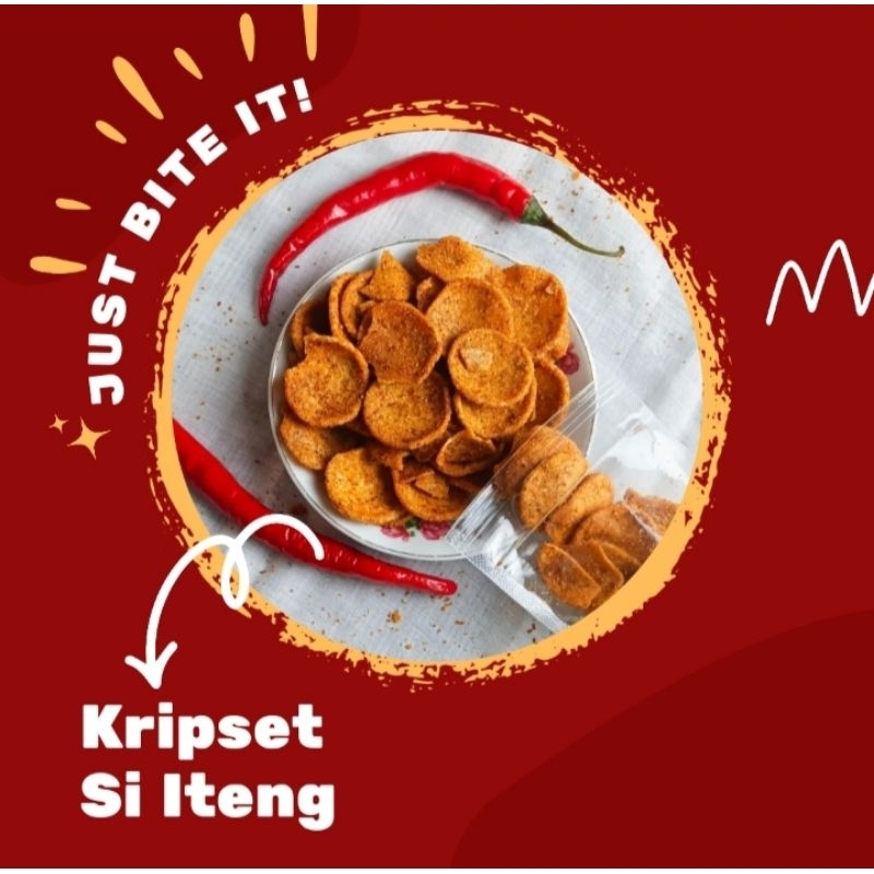 

Kripset Si Iteng pedas 100g