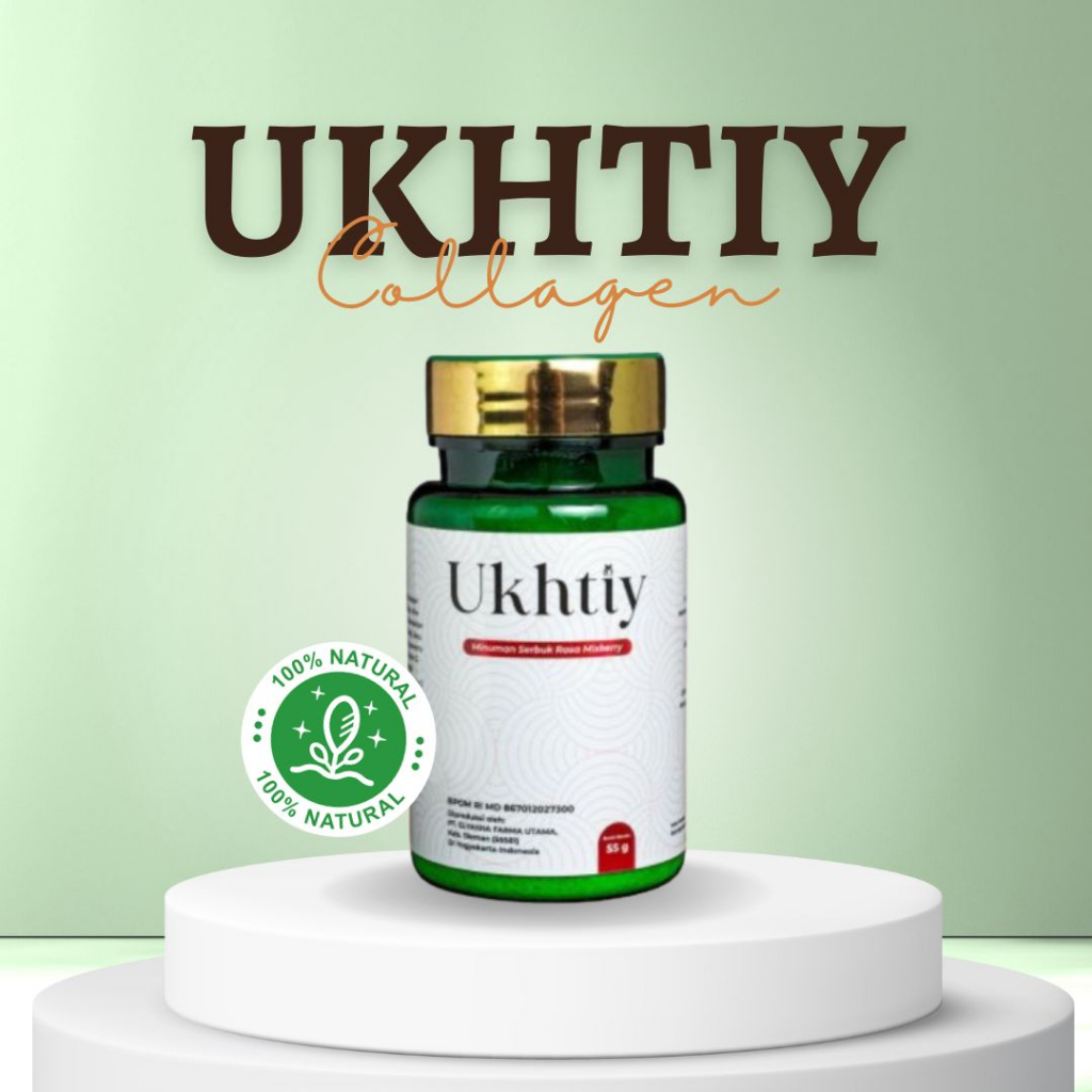 UKHTIY COLLAGEN - Collagen Drink With L-Glutathion  Minuman Kolagen Pencerah Badan  UKHTIY Premium C