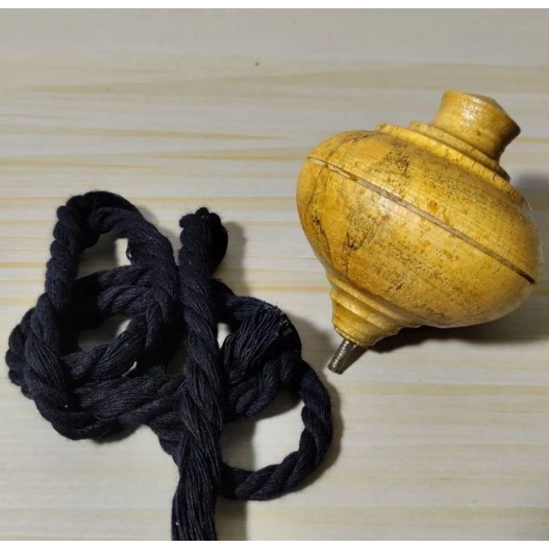 gangsing panggal kayu, gangsing kayu, mainan tradisional