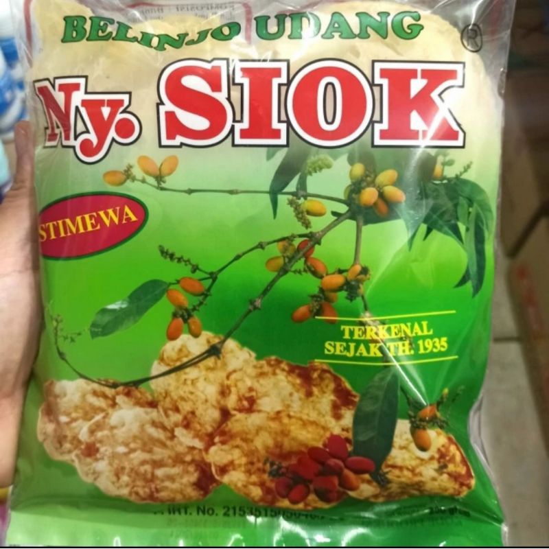 

Ny Siok Kerupuk Mentah Belinjo Udang Pack / Ny. Siok Belinjo Udang Pak