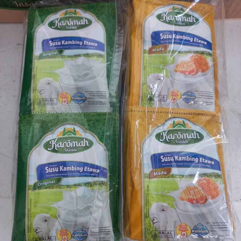 

Karomah Insani Susu Kambing Etawa Pak (20 sachets)