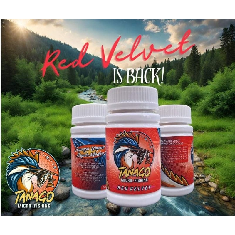 Umpan Tanago Microfishing Red Velvet