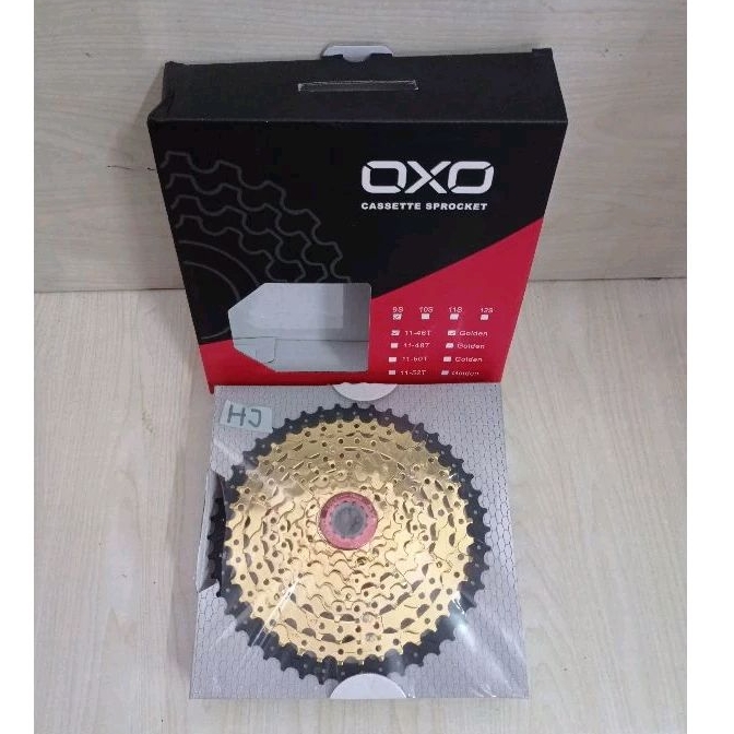Sprocket Oxo 9 Speed 46T 11-46T Gold