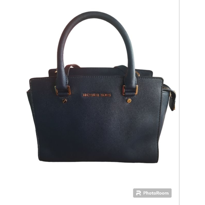 SALE TAS MK Preloved / Tas Wanita Michael Kors warna navy
