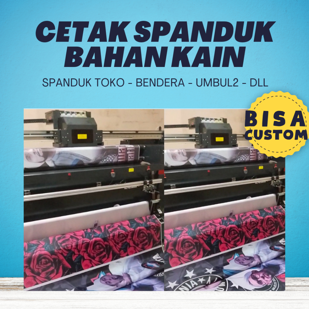 SPANDUK KAIN - CETAK KAIN - CETAK BENDERA - SPANDUK CUSTOM