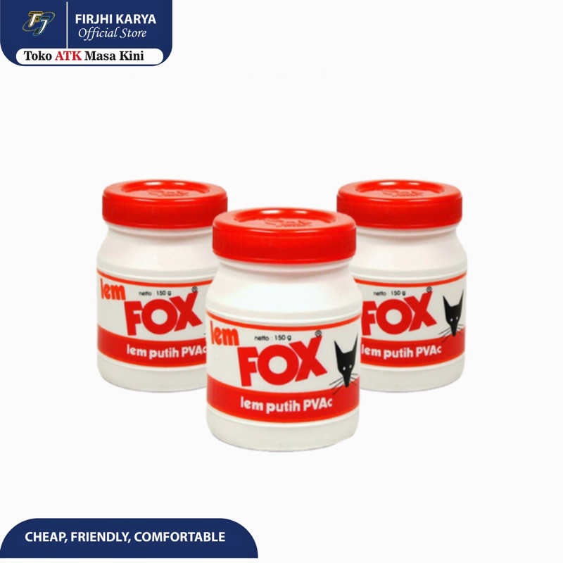 

Lem Fox Putih PVAC 150g Serbaguna