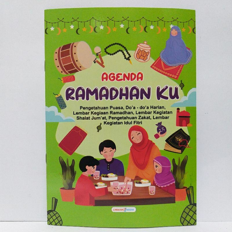Buku Kegiatan Bulan Ramadhan untuk Anak - Agenda Ramadhan Ku - LM