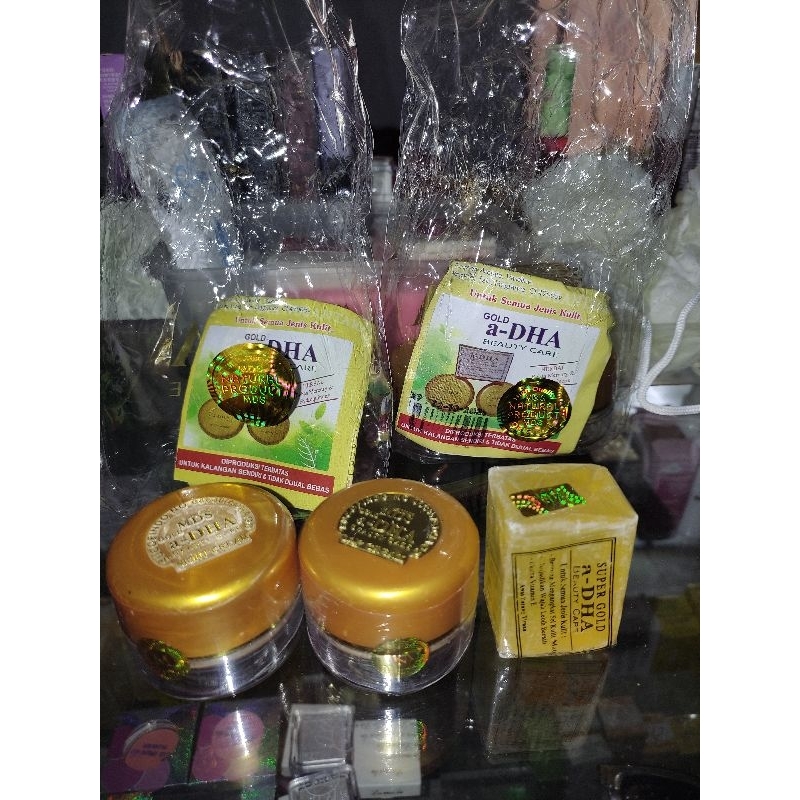 Paket skincare A-Dha gold