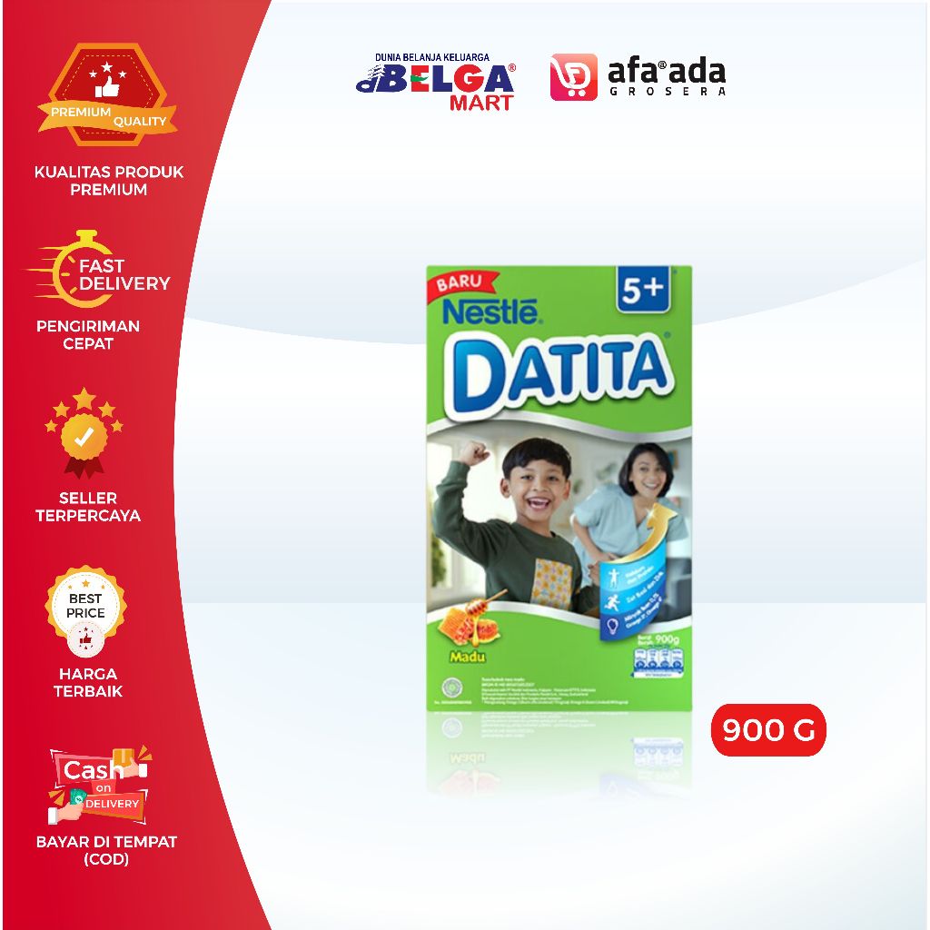 

NESTLE DATITA 5+ | Kemasan 850 gr | usia 5-6 tahun, rasa Madu