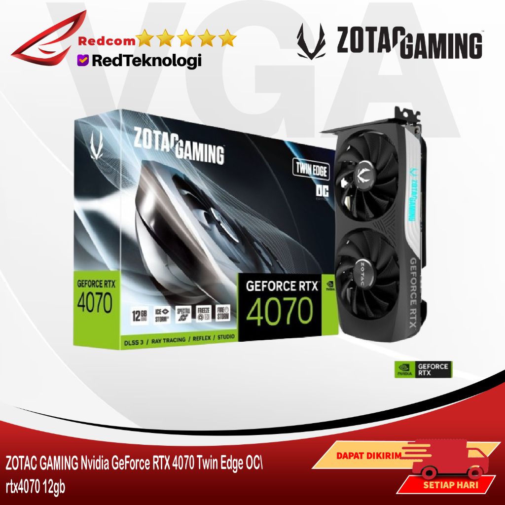 ZOTAC GAMING Nvidia GeForce RTX 4070 Twin Edge OC rtx4070 12gb