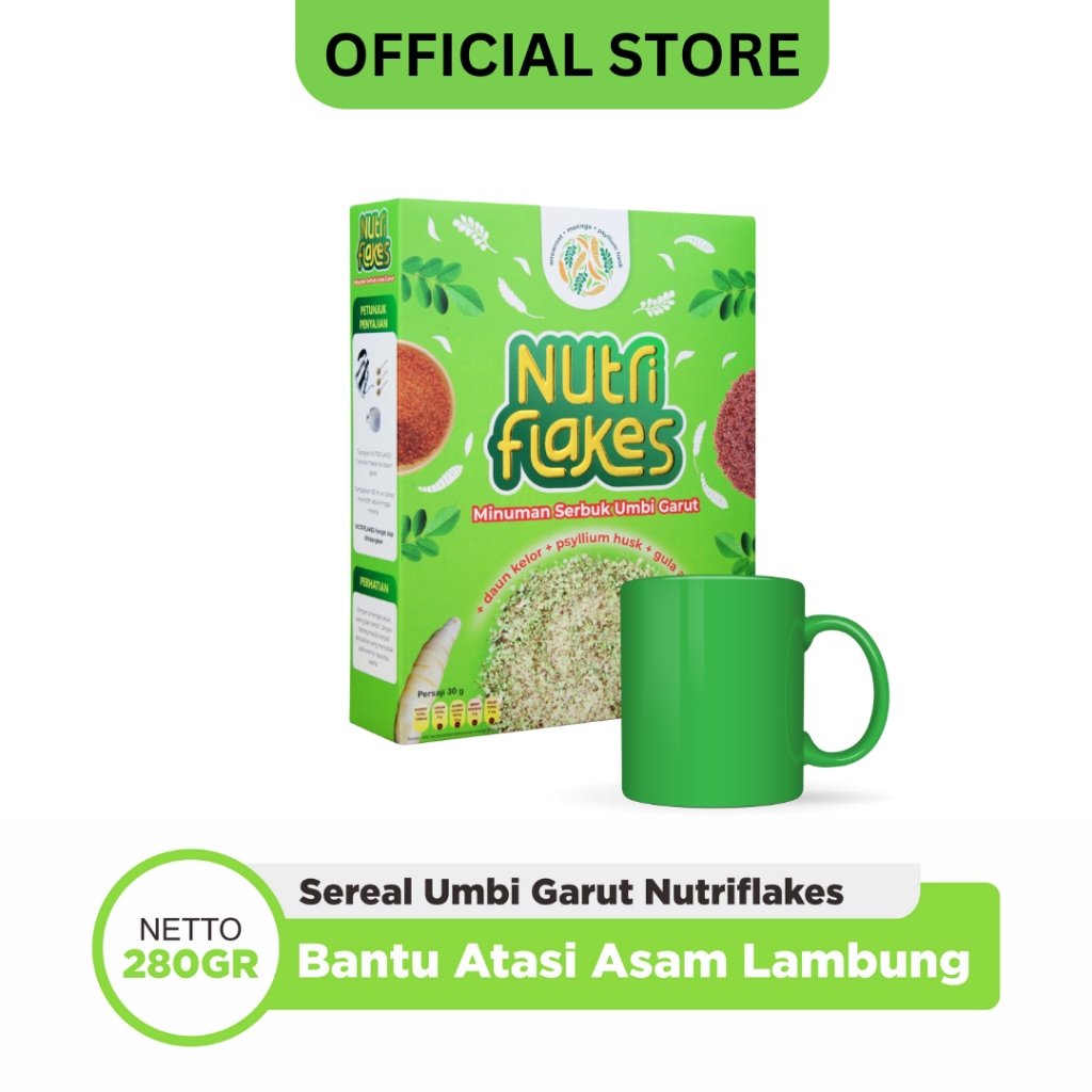 

Madre Nutriflakes Umbi Garut Asam Lambung Official