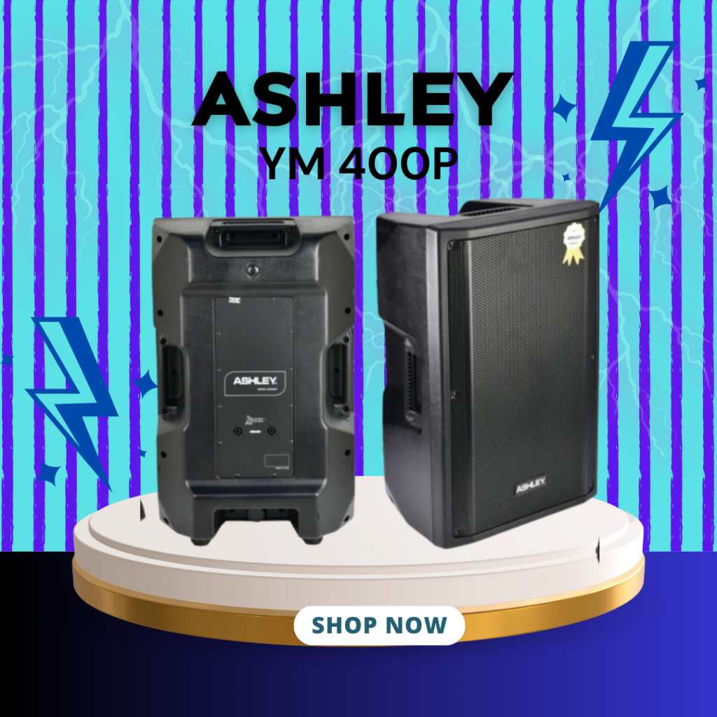 SPEAKER PASIF ASHLEY YM 400P / YM 400 P / YM-400P 15 INCH VOICE COIL 3 INCH GARANSI RESMI ASHLEY
