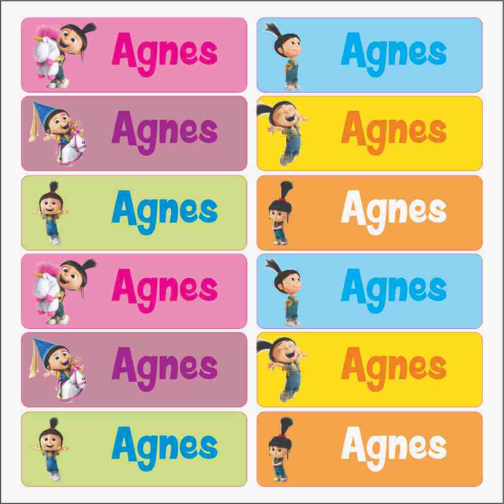 

Label Nama Vynil Agnes Minion Tahan Air