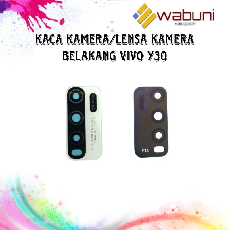 Wabunimobilepart Lensa Kaca Kamera Vivo Y30 / Kaca belakang vivo Y30 / Kamera belakang vivo Y30