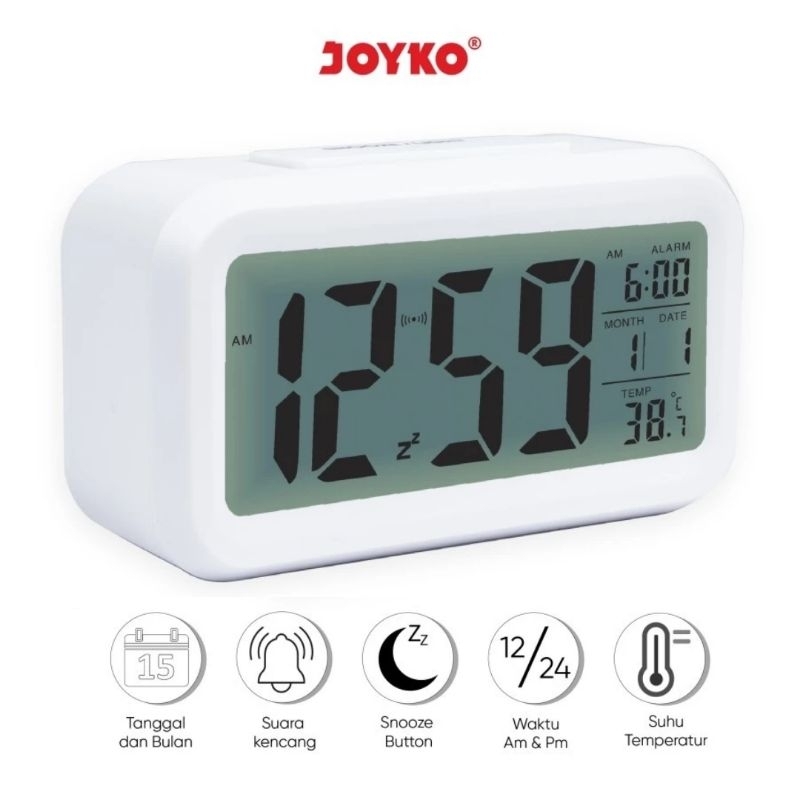 JAM BEKER DERING DIGITAL JOYKO ALCL-602D | RINGING ALARM CLOCK JOYKO | JAM ALARM | JAM ALARM DIGITAL