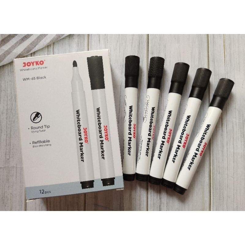 

(1PC ) WHITEBOARD MARKER JOYKO WM-65 HITAM