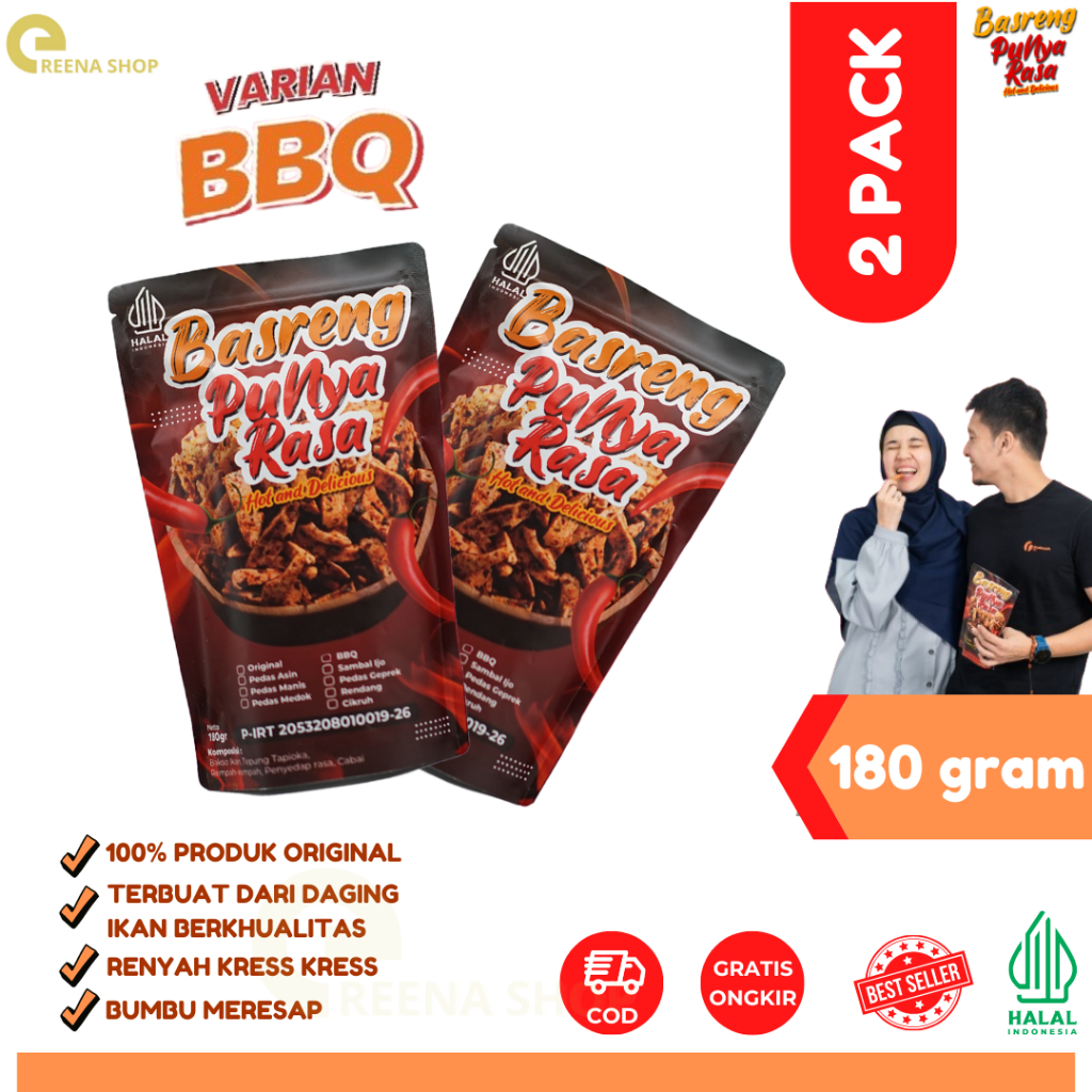 

Basreng Punya Rasa Paket Hemat Isi 2 Nikmati Kelezatan BBQ yang Menggoda