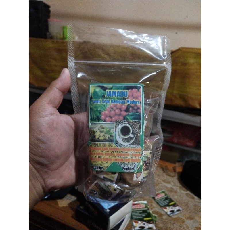 

JAMADU (KOPI HERBAL RAMUAN MADURA)