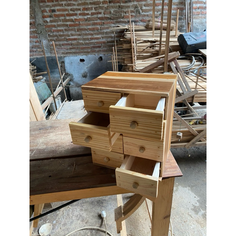 LACI MNI  SUSUN 4 / LACI MINI ISI 8 SKAT/ CONTAINER BOX MINI e