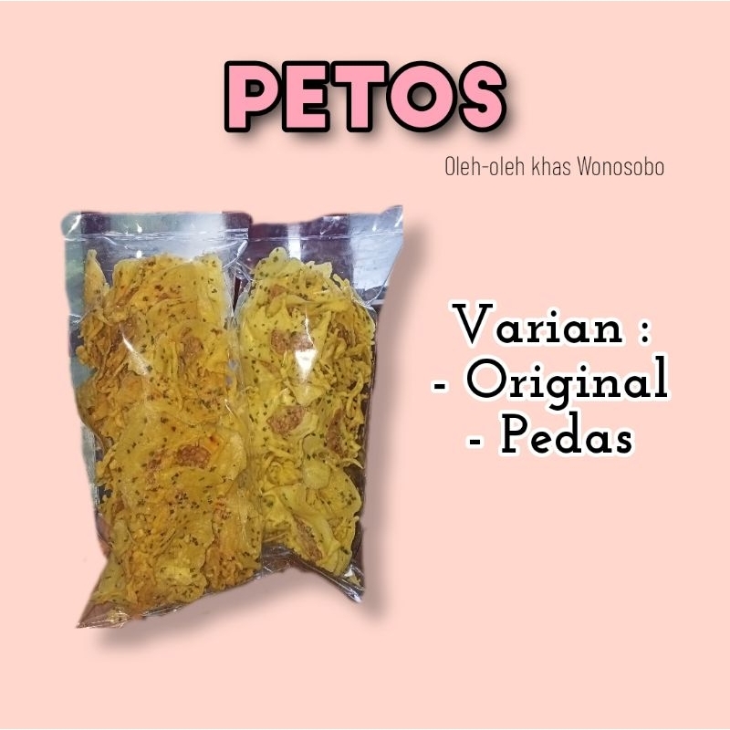 

PETOS (keripik tempe) khas Wonosobo
