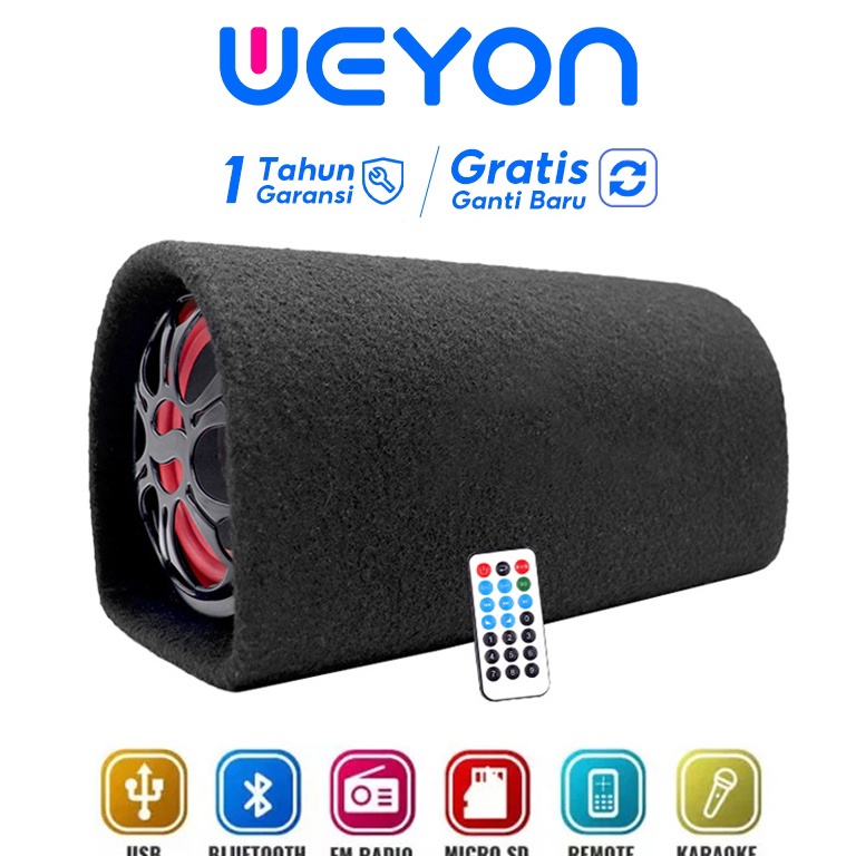ART M14O Weyon Speaker Aktif Bluetooth Speaker Bass Subwoofer Karaoke Speaker Tabung 5 inch Subwoofe