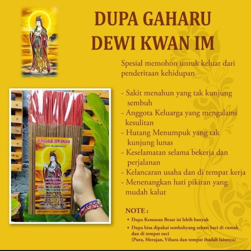 dupa herbal gaharu dewi kwan im 700gr