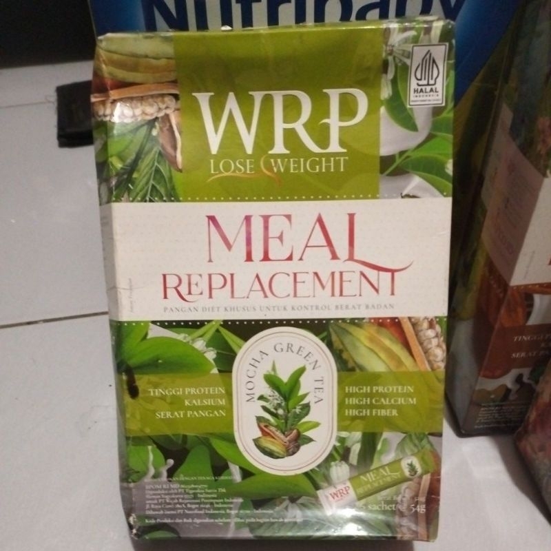 Wrp lose weight Meal replacement Moca & Teh hijau 324 gr