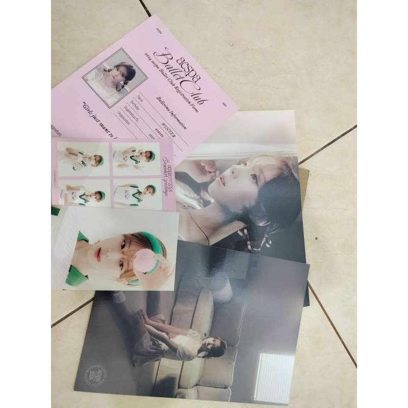 Official AESPA Season Greeting 2024 sharing Winter