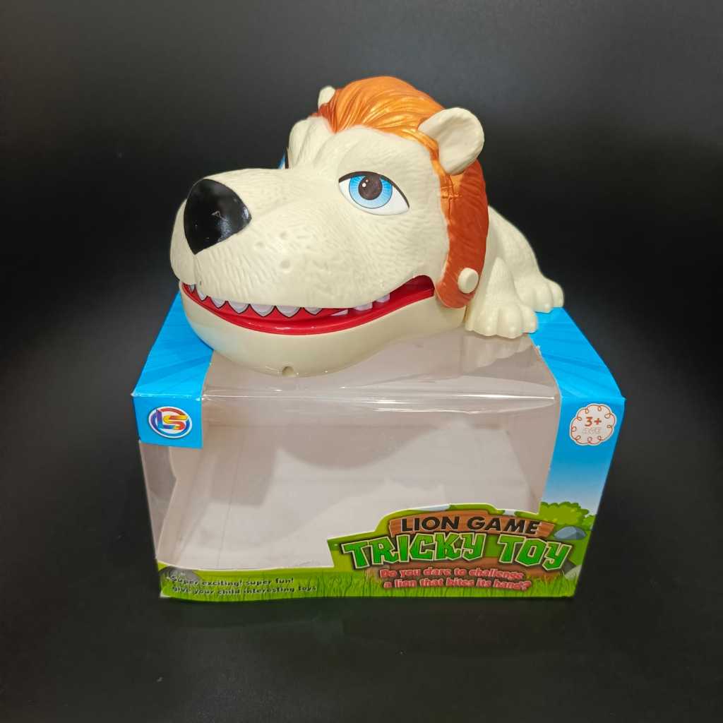 Mainan Buaya Lion Gigit Jari tangan - Mainan Fenomenal Prank toy Mainan Singa Gigit Buaya Gigit Hiu 