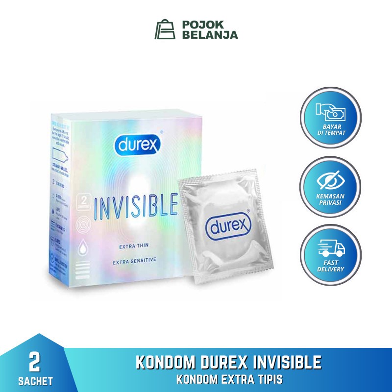 

DUREX INVISIBLE EXTRA THIN 1 BOX @ 2 PCS