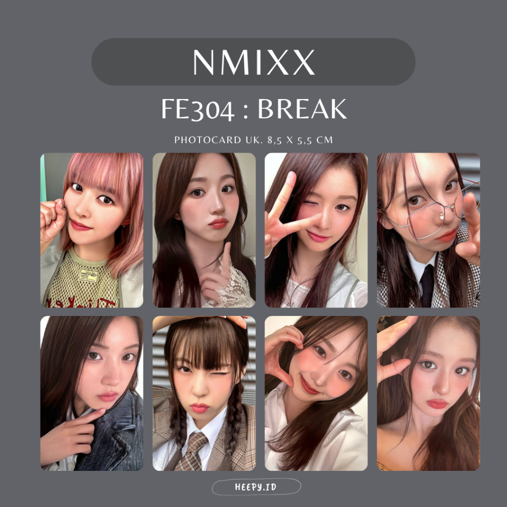 [NMIXX] UNOFFICIAL PHOTOCARD NMIXX FE304 : BREAK