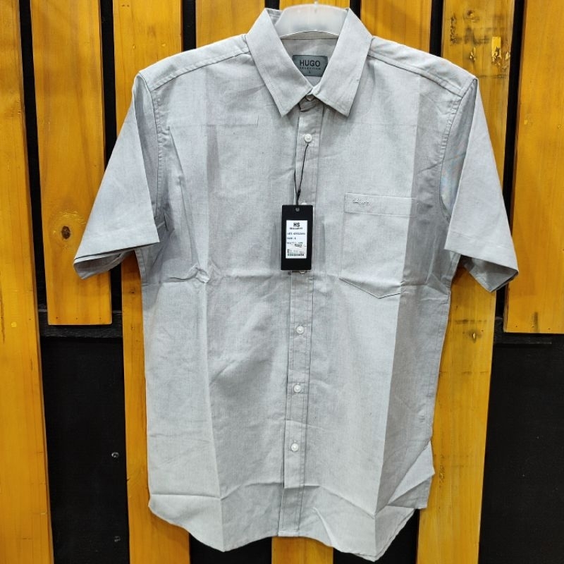 HUGO SELECTION ORIGINAL 006 Atasan Kemeja Pria Lengan Pendek
