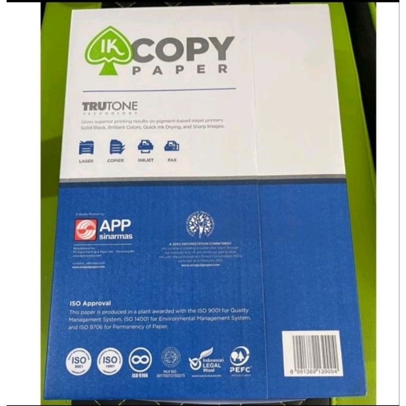 

Kertas HVS A4 70 gram berkualitas