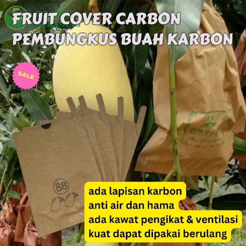 

fruit cover carbon (10 lembar) pembungkus buah karbon pembungkus khusus mangga